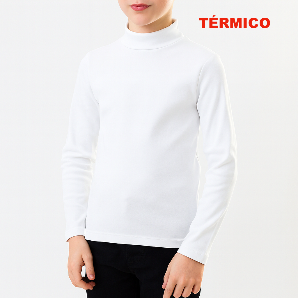 7747 UNISEX THERMAL FLEECE LONG-SLEEVED SEMI-SKIRT