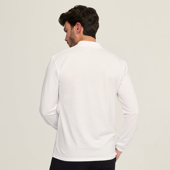 7358b POLO PIQUÉ MANGA LARGA CON PUÑO