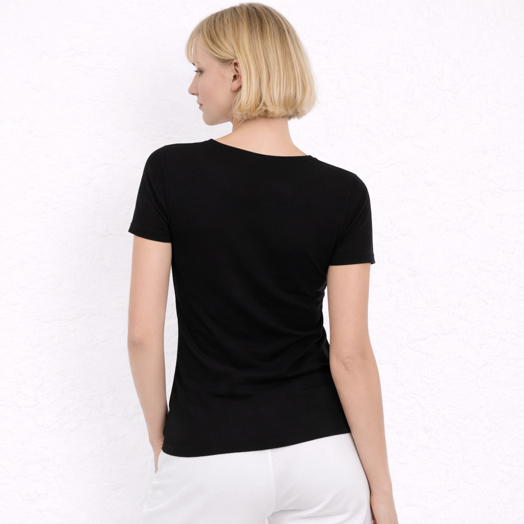 7801 CAMISETA MANGA CORTA CUELLO V