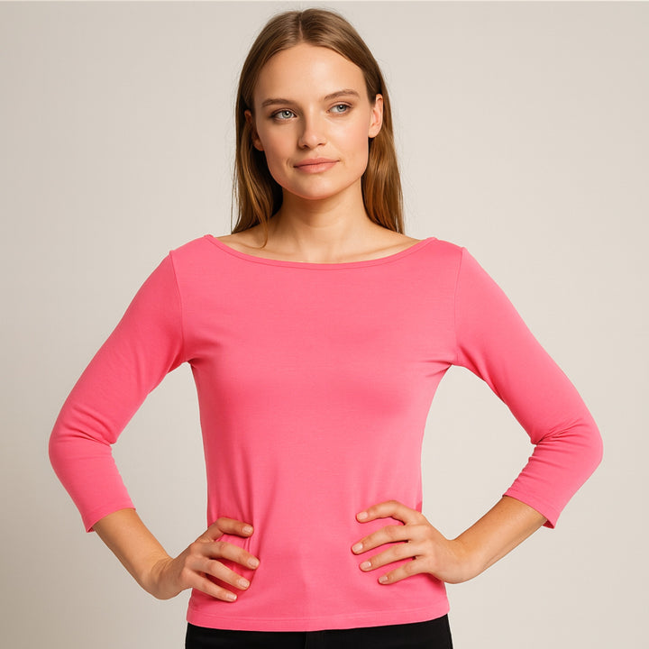 7802b CAMISETA MANGA FRANCESA