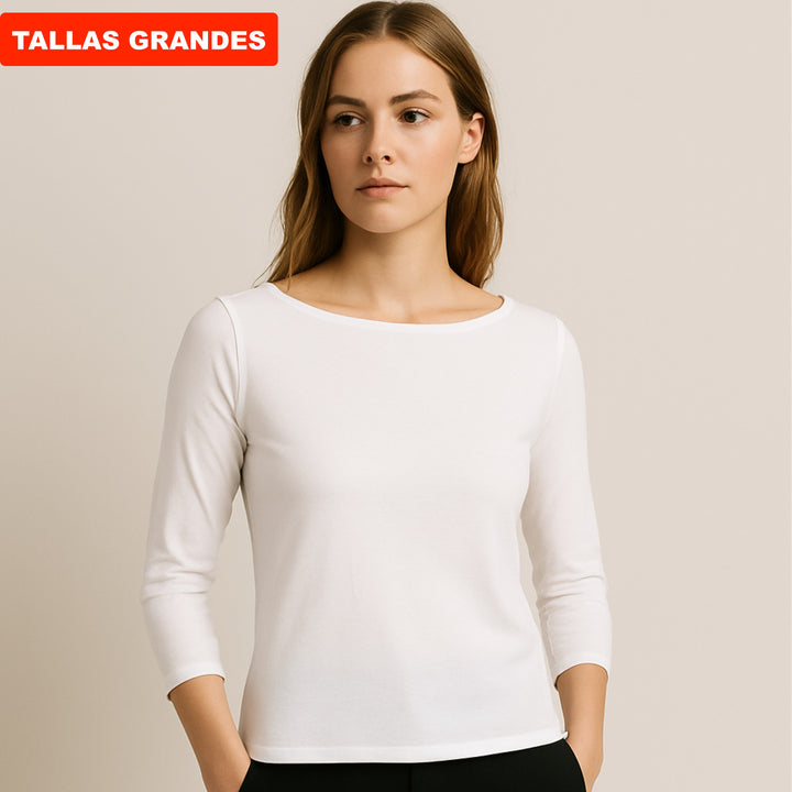 7802b CAMISETA MANGA FRANCESA