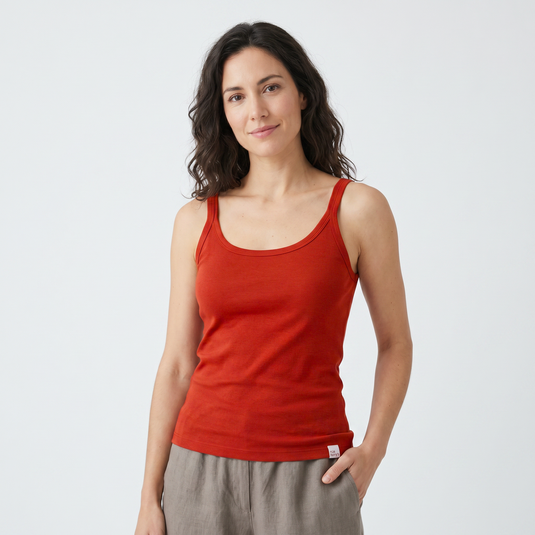 7804b CAMISETA TIRANTES FINOS - MUJER - Nina Ferry's - 076 - Rojo - 2XL - 7804060076000