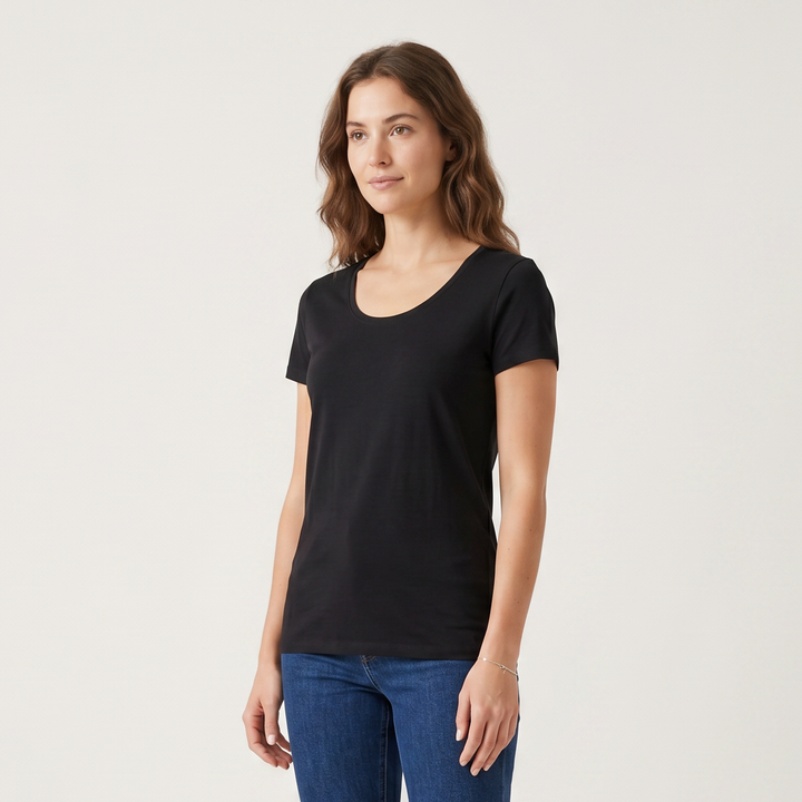 7806b CAMISETA MANGA CORTA TEJIDO FINO - MUJER - Nina Ferry's