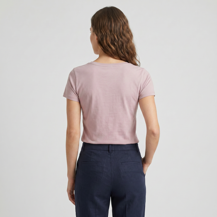 7806b CAMISETA MANGA CORTA TEJIDO FINO - MUJER - Nina Ferry's