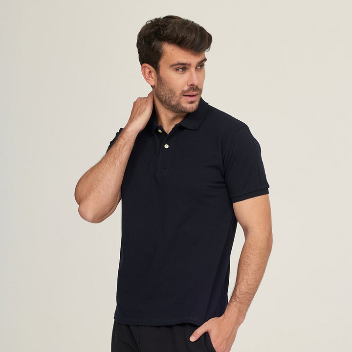 7291b POLO PIQUÉ CON PUÑO. CORTE HOLGADO 036-Marino 2XL-64