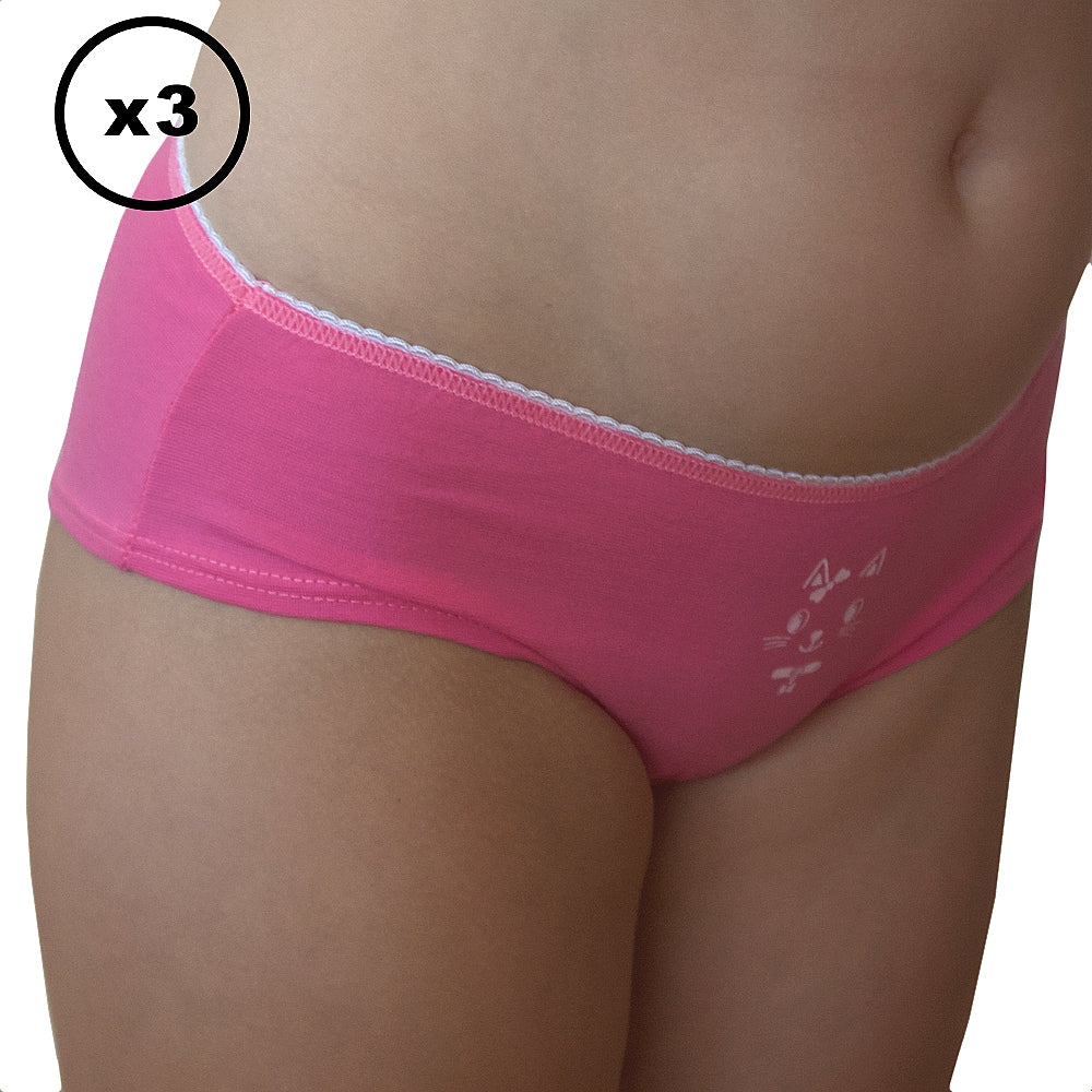 5506 PACK DE 3 CULOTTES GATITA