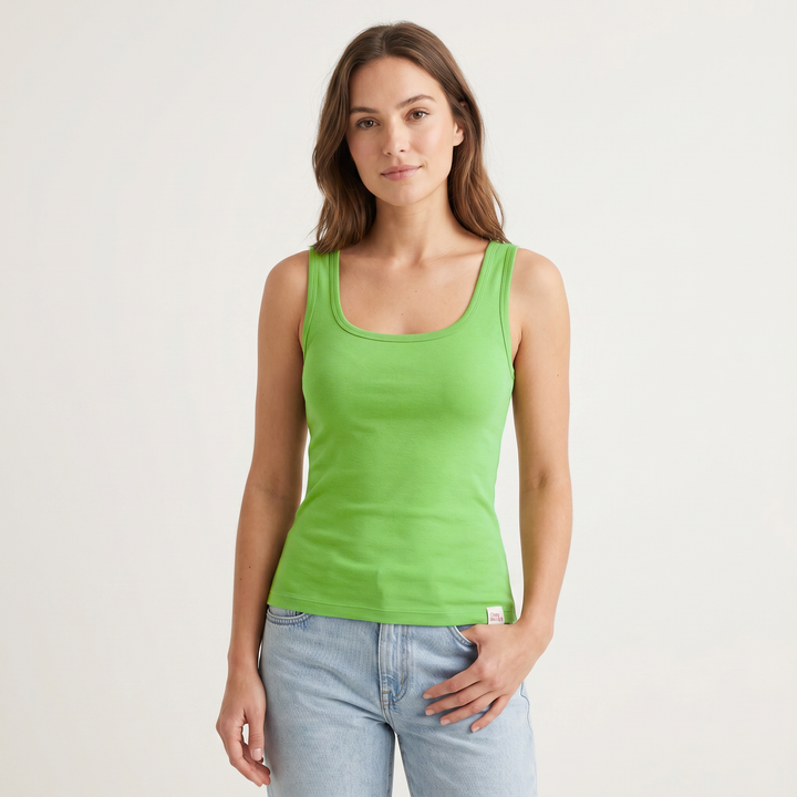 7827b CAMISETA TIRANTES ANCHOS ADAPTABLE - MUJER - Nina Ferry's