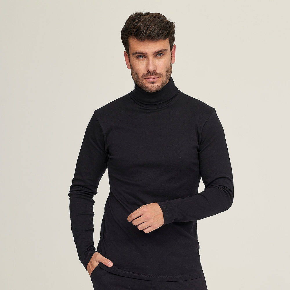 7457 CAMISETA CISNE ELÁSTICA 009-Negro