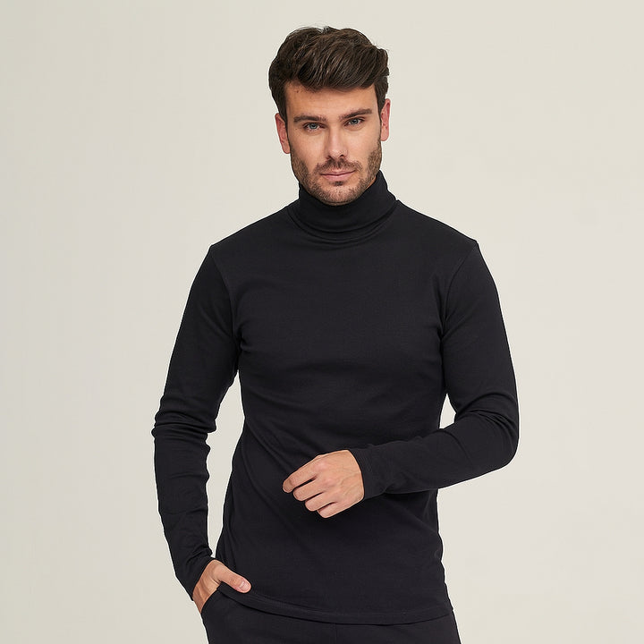 7457 CAMISETA CISNE ELÁSTICA 009-Negro