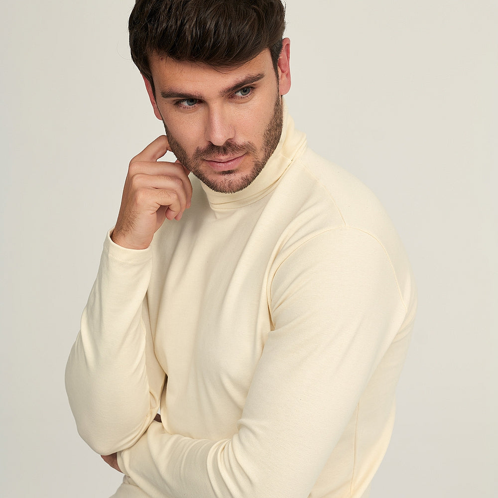 7457 CAMISETA CISNE ELÁSTICA 044-Beige