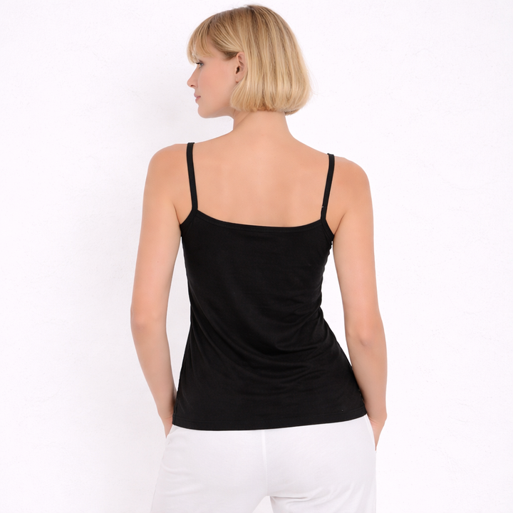 7838b CAMISETA TIRANTES FINOS MICROFIBRA