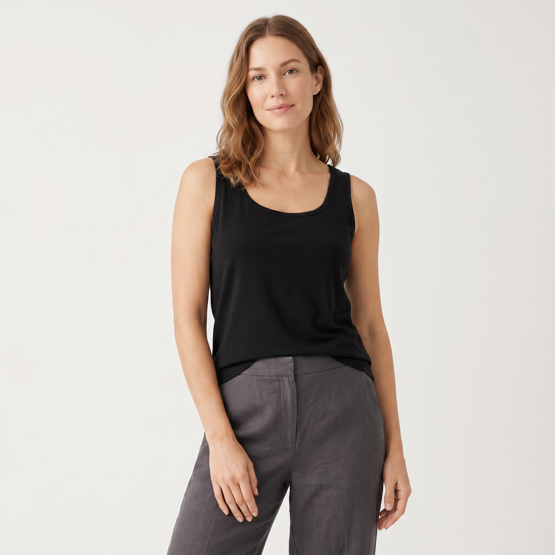 7862b CAMISETA TIRANTES ANCHA - MUJER - Nina Ferry's - 009 - Negro - 2XL - 7862060009000