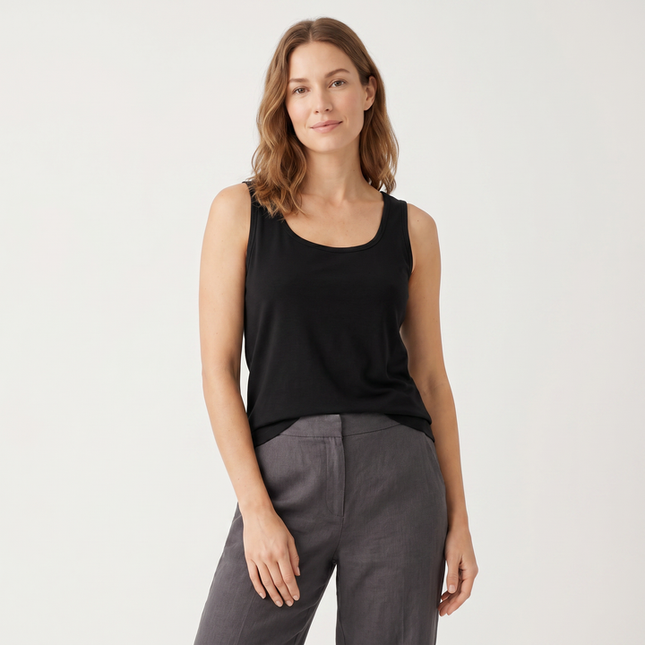 7862b CAMISETA TIRANTES ANCHA - MUJER - Nina Ferry's - 009 - Negro - 2XL - 7862060009000