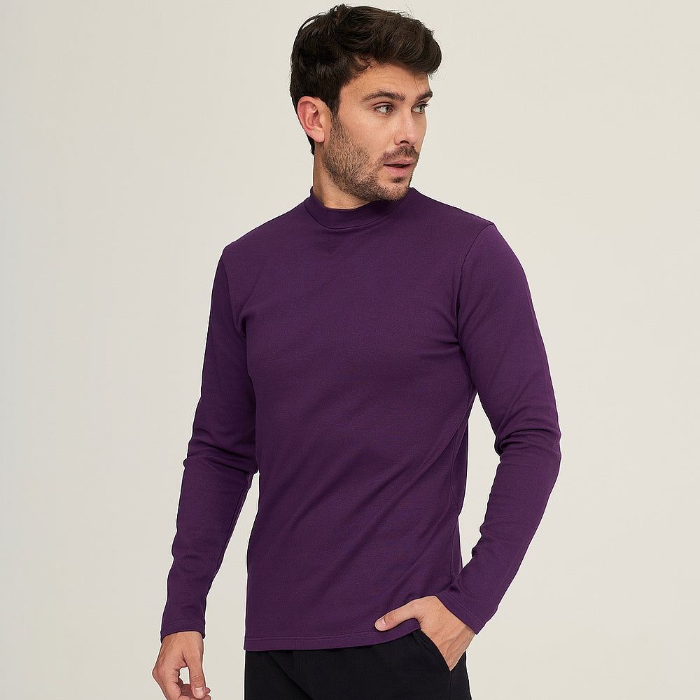 7497 CAMISETA SEMICISNE ELÁSTICA 782-Morado