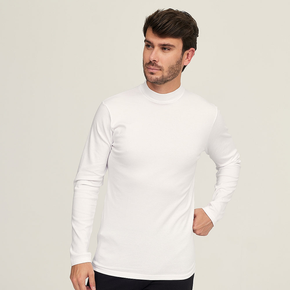 7497b CAMISETA SEMICISNE ELÁSTICA 000-Blanco 2XL-64