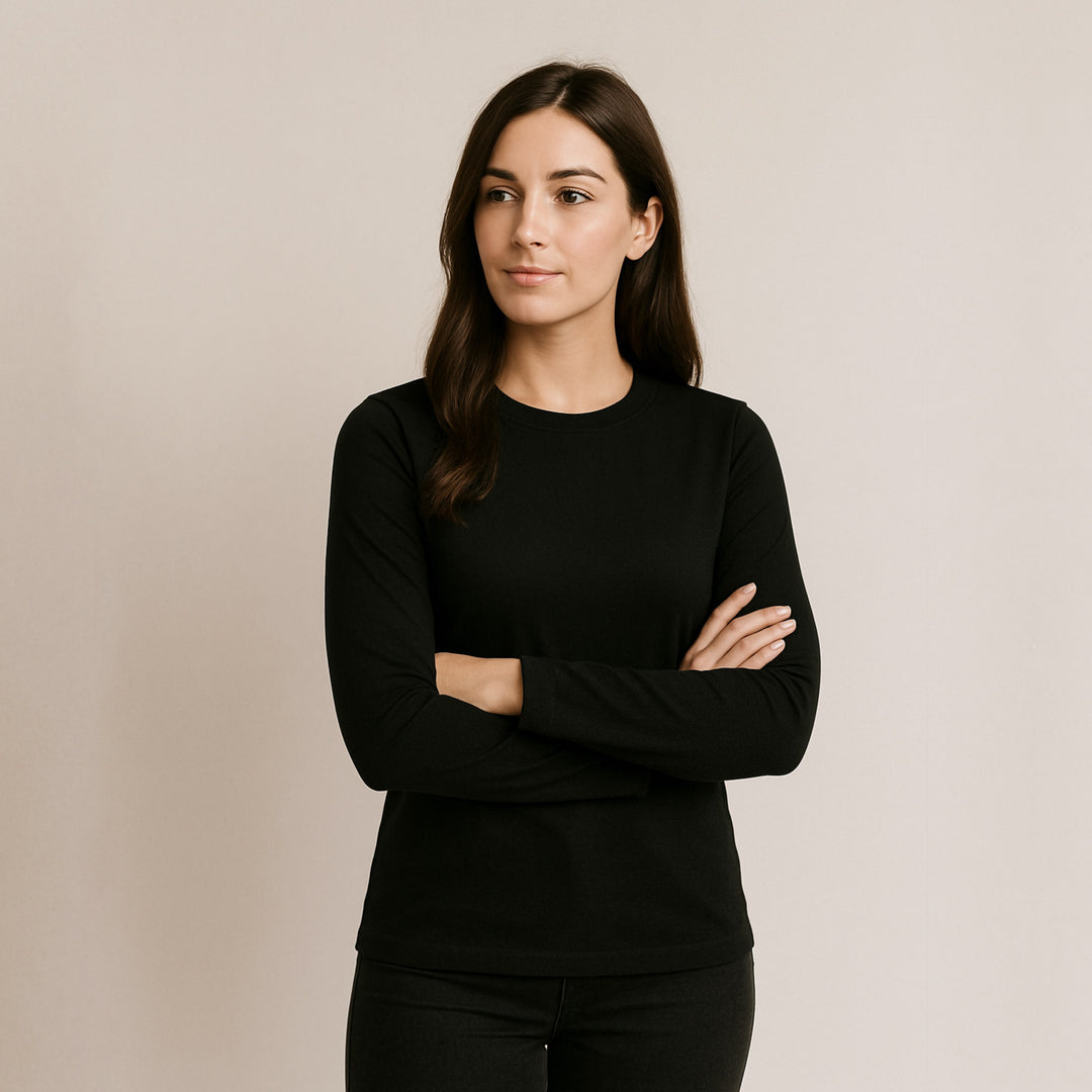 7900b CAMISETA MANGA LARGA 100% ALGODÓN