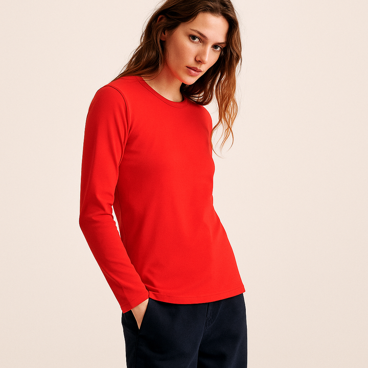 7917 CAMISETA MANGA LARGA  BÁSICA