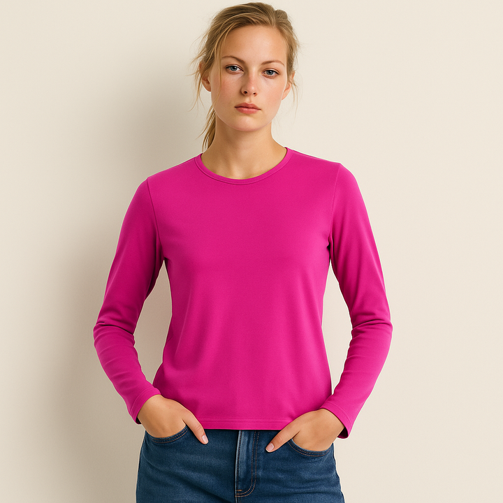 7917 CAMISETA MANGA LARGA  BÁSICA