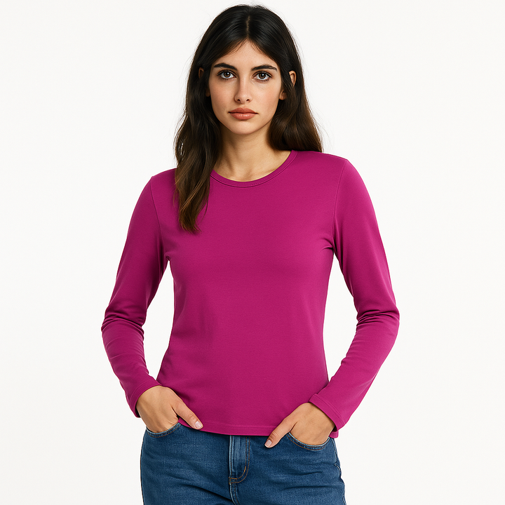 7917 CAMISETA MANGA LARGA  BÁSICA