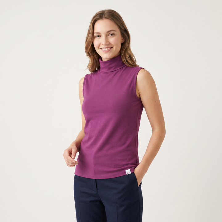 7921 CAMISETA CISNE SIN MANGAS - MUJER - Nina Ferry's
