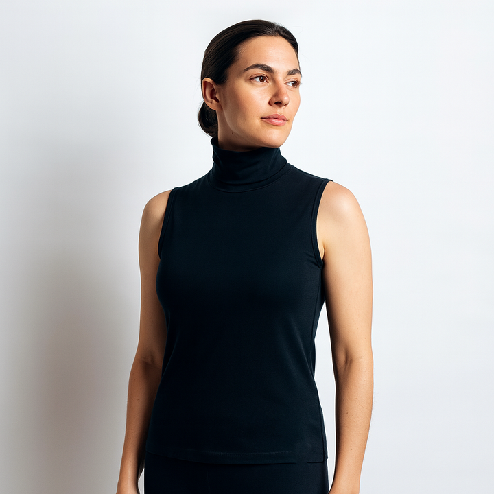 7921 SLEEVELESS SWAN T-SHIRT