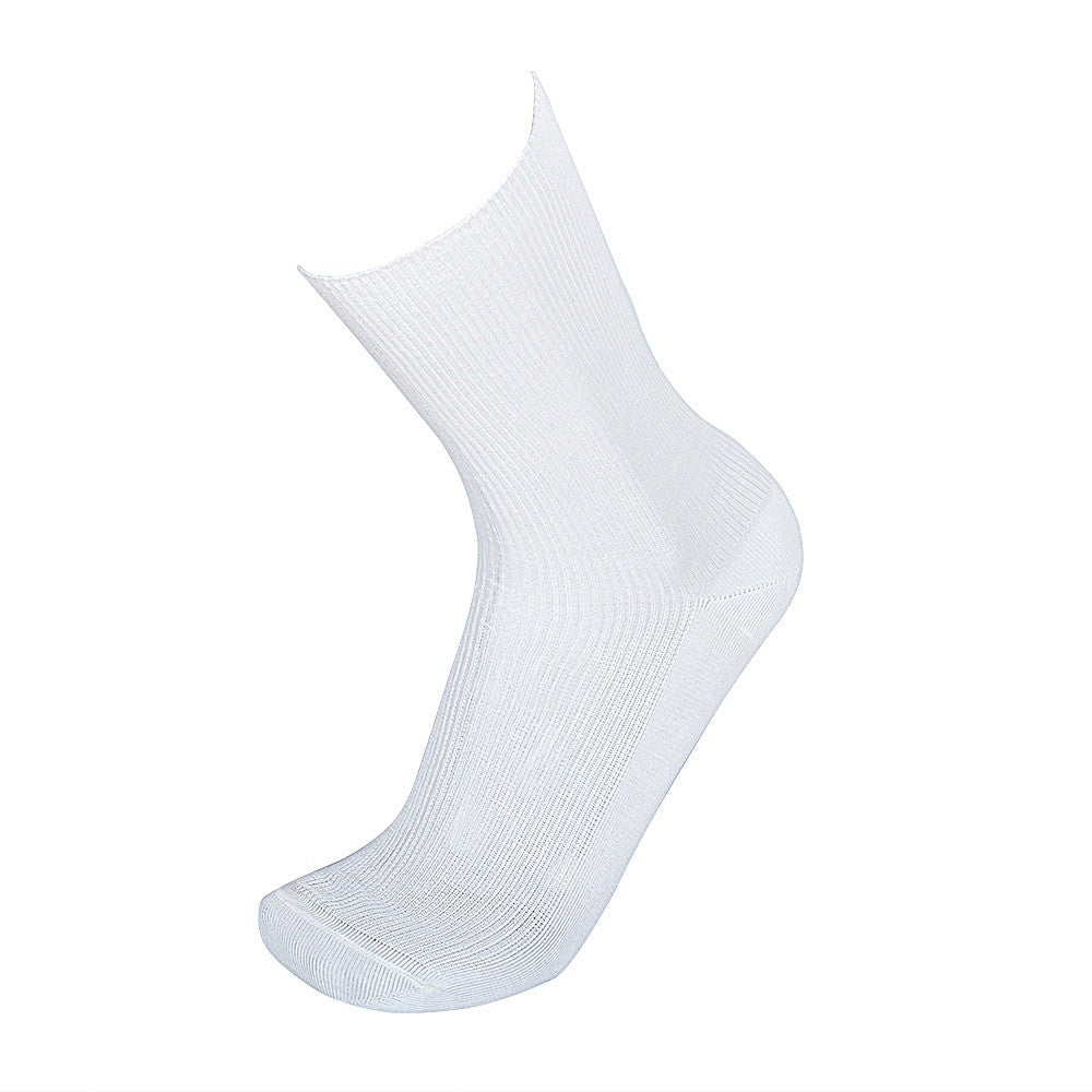 4411 CALCETÍN CONFORT HILO DE ESCOCIA 000-Blanco