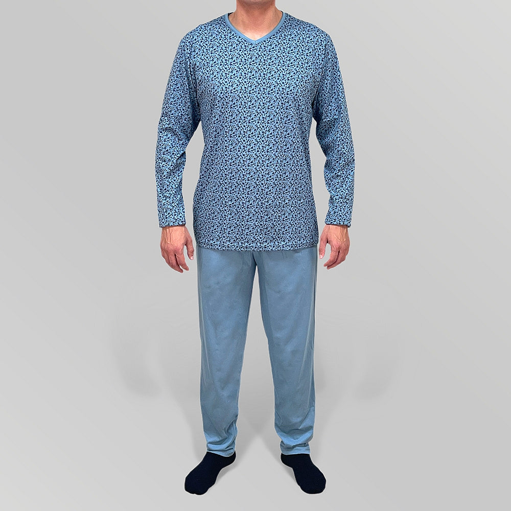 0831 PIJAMA ALGODÓN HOMBRE FERRY'S ESTAMPADO MONOS Único