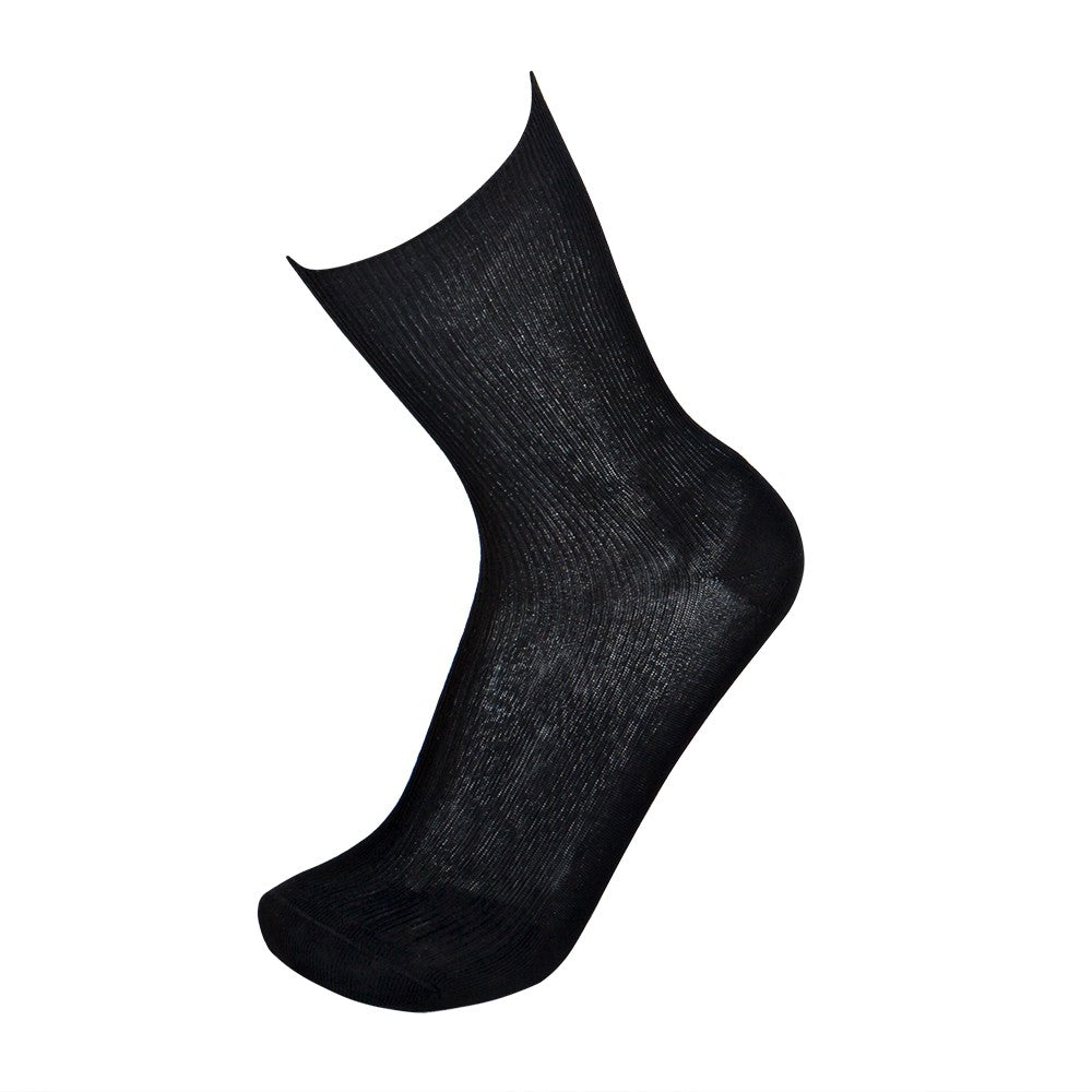 4411 CALCETÍN CONFORT HILO DE ESCOCIA 009-Negro