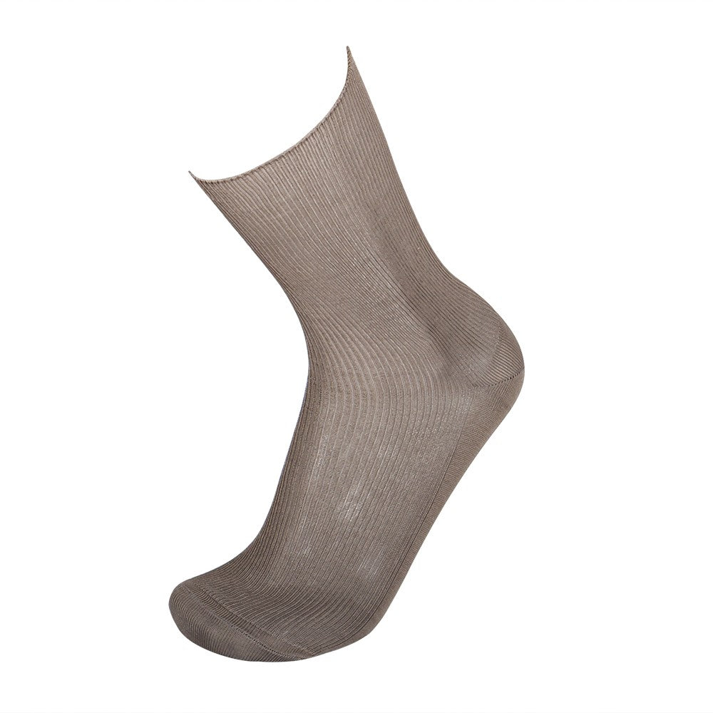 4411 CALCETÍN CONFORT HILO DE ESCOCIA 422-Arcilla