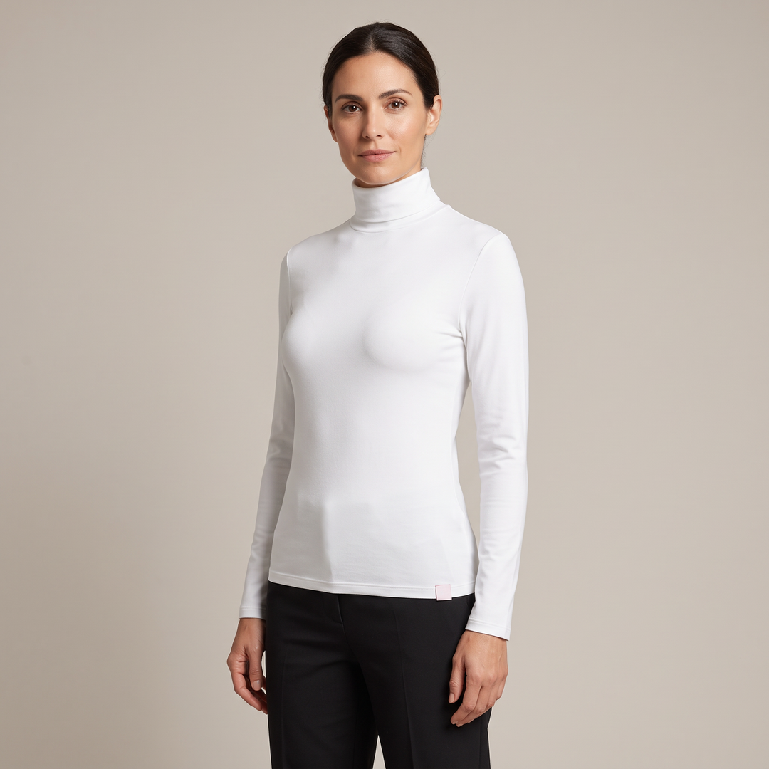 7984b CAMISETA CISNE MANGA LARGA MICROFIBRA