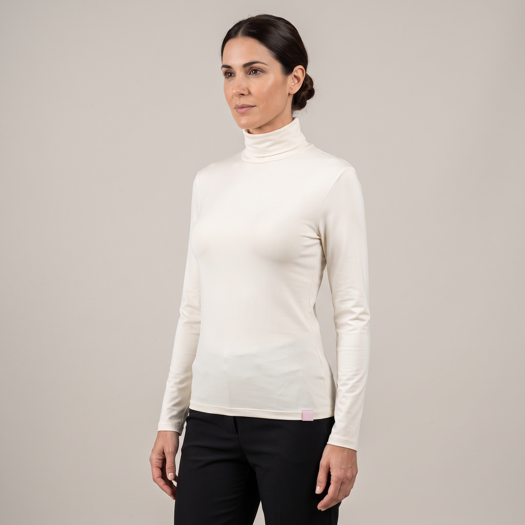 7984b CAMISETA CISNE MANGA LARGA MICROFIBRA