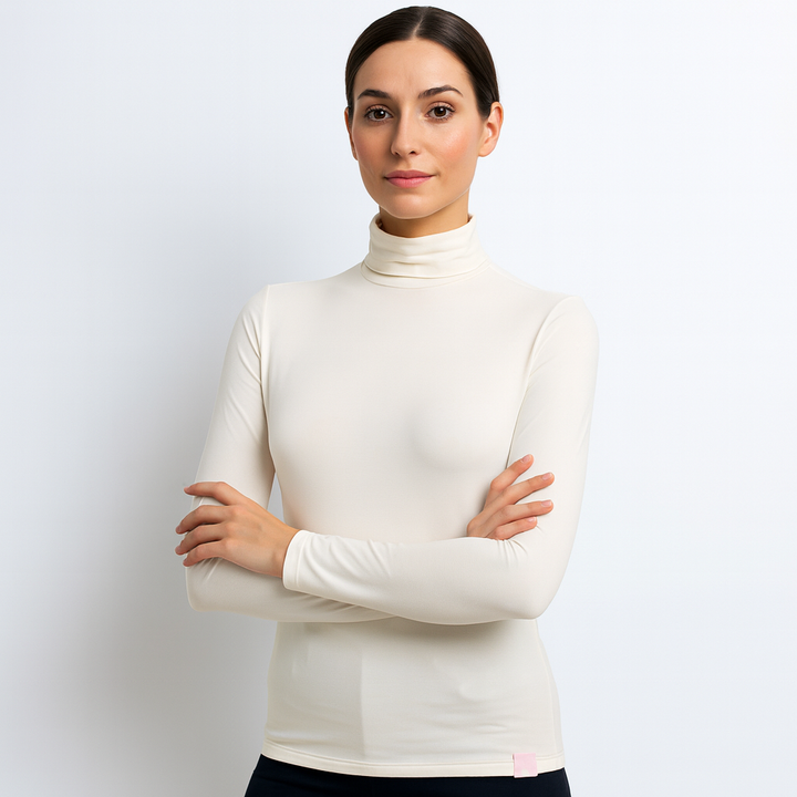 7984 CAMISETA CISNE MANGA LARGA MICROFIBRA