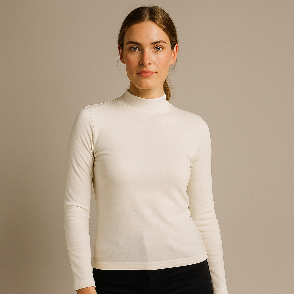 7997b CAMISETA SEMICISNE MANGA LARGA