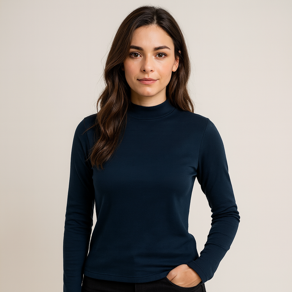 7997b CAMISETA SEMICISNE MANGA LARGA