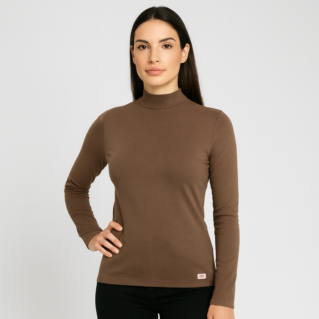 7997b CAMISETA SEMICISNE MANGA LARGA