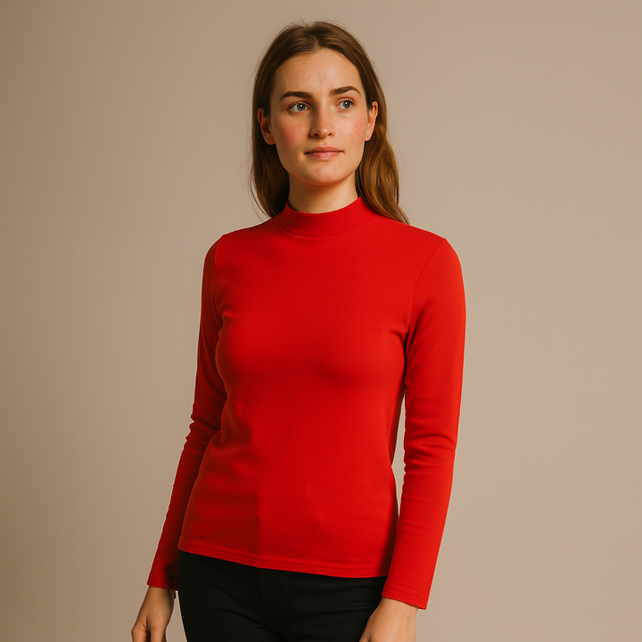 7997b CAMISETA SEMICISNE MANGA LARGA