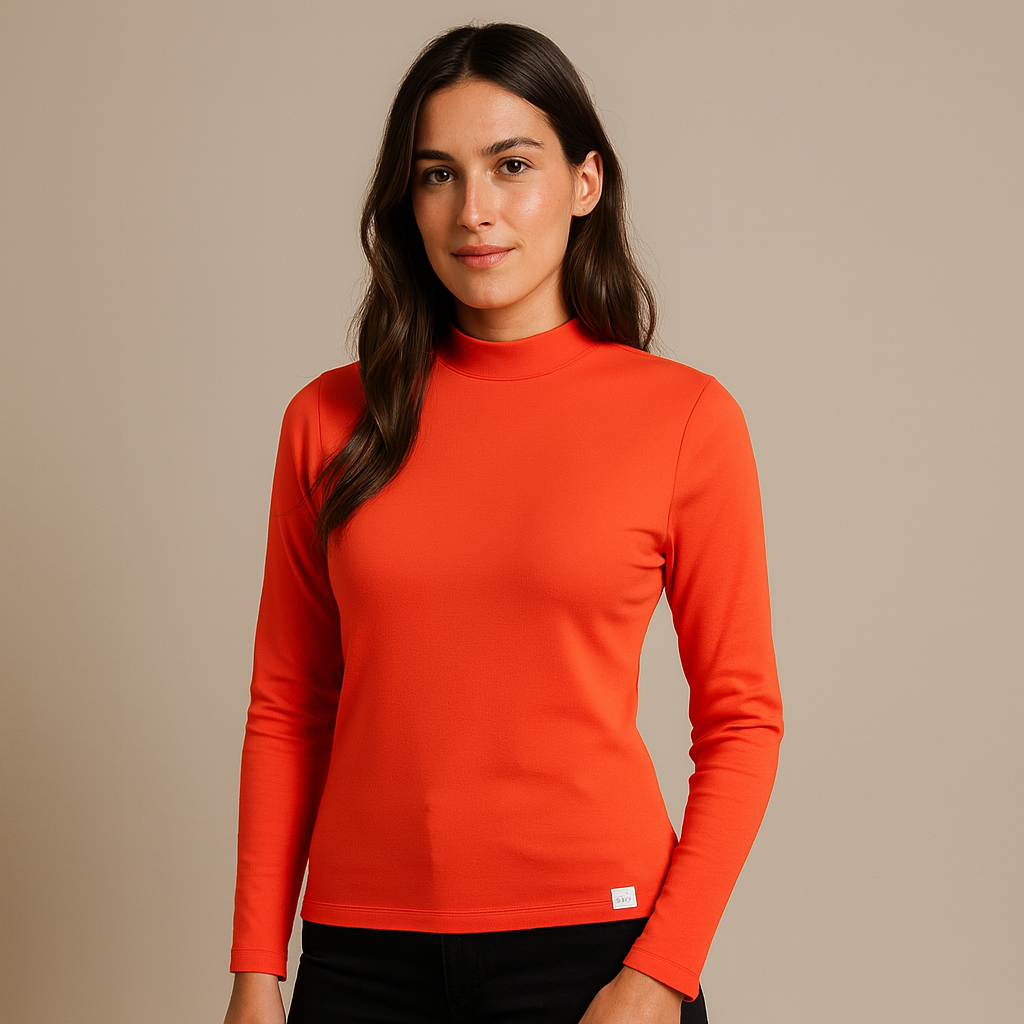 7997b CAMISETA SEMICISNE MANGA LARGA