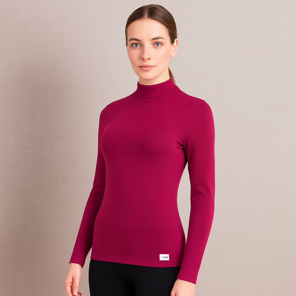 7997b CAMISETA SEMICISNE MANGA LARGA