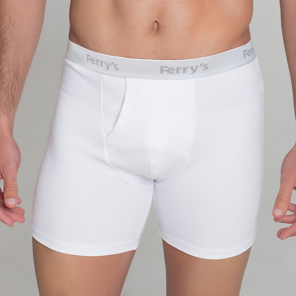 9458Fb BÓXER ABIERTO TEJIDO INVIERNO GOMA FERRY'S 000-Blanco 2XL-64