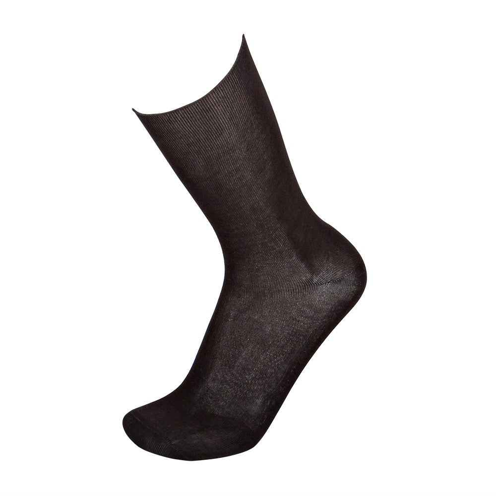 4413 CALCETÍN SIN PUÑO HILO DE ESCOCIA 058-Marrón Única