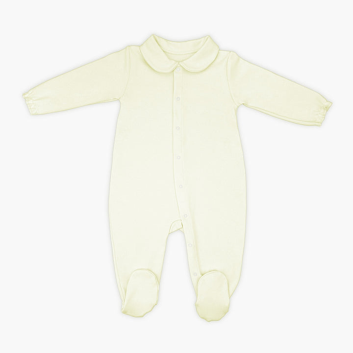 0710 PIJAMA PELELE ALGODÓN BEBÉ AFELFADO TÉRMICO ABIERTO DELANTE 403-Beige