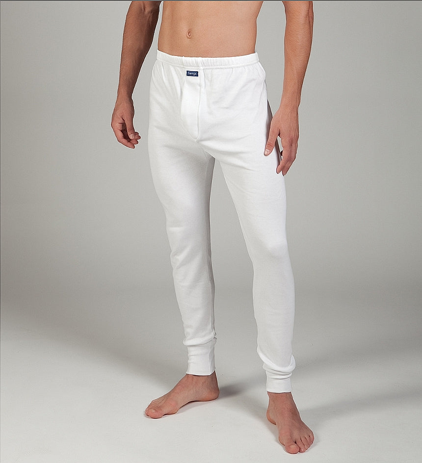 9453 CALZÓN CLÁSICO LARGO. ALGODÓN AFELPADO TÉRMICO 000-Blanco