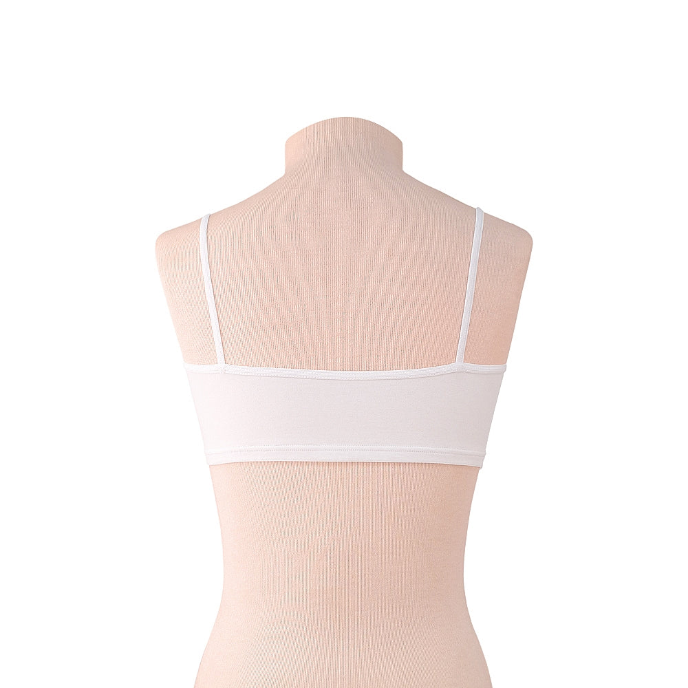 1501B TOP DE NIÑA SEGUNDA PIEL BLANCO