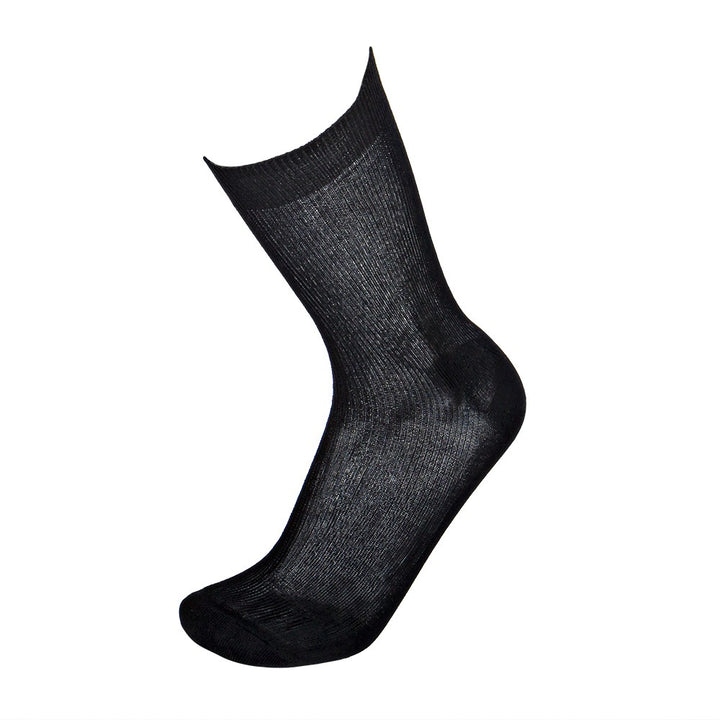 4440 CALCETÍN 1x1 HILO DE ESCOCIA 009-Negro