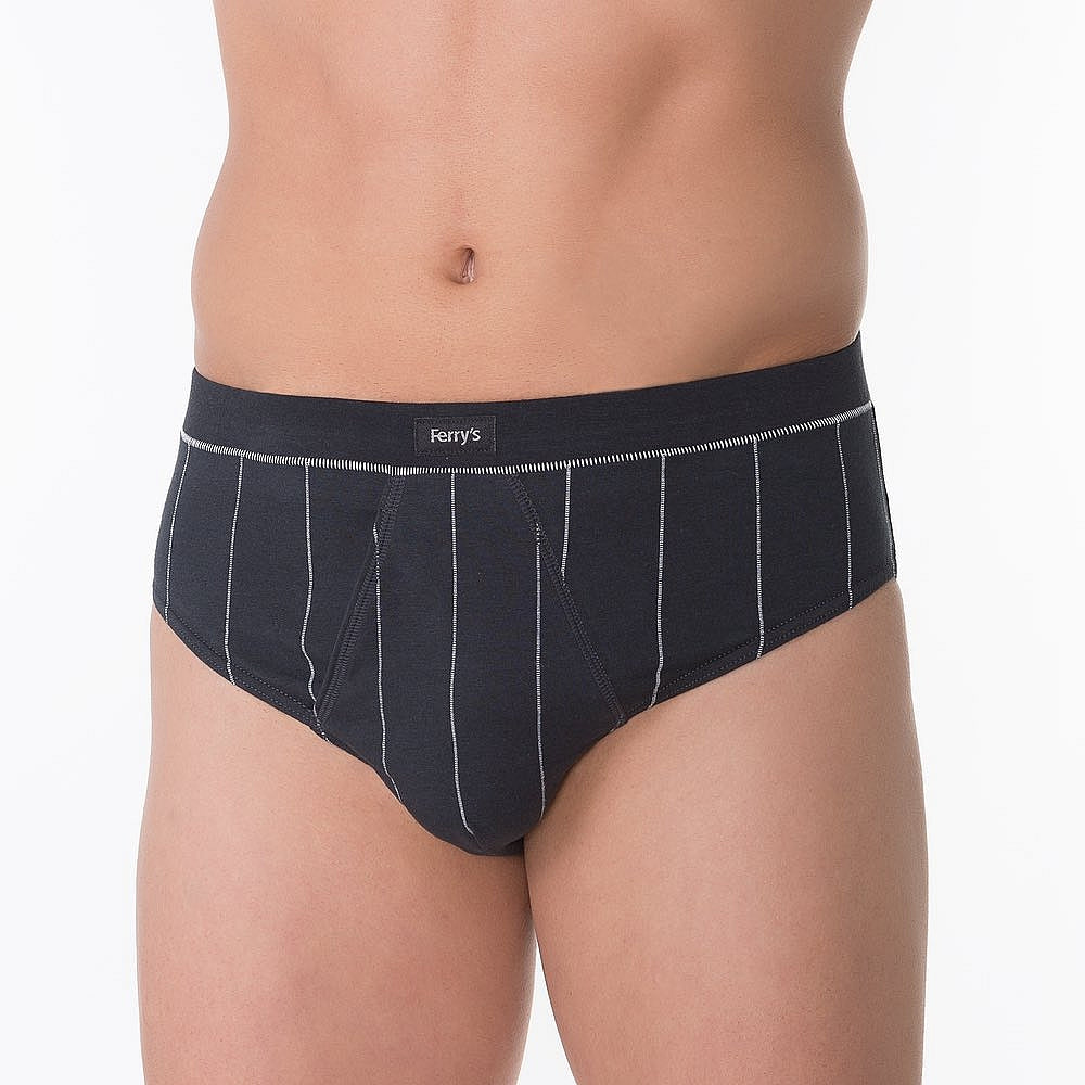 5487 SLIP CERRADO RAYA FINA 098-Gris Pizarra