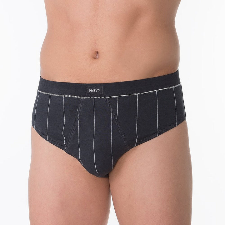 5488 SLIP ABIERTO RAYA FINA 098-Gris Pizarra