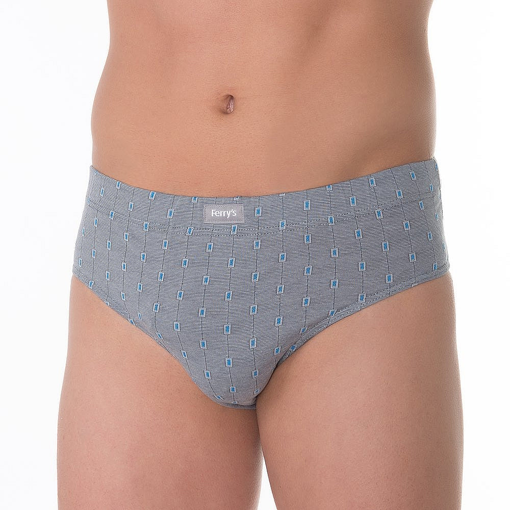 5489 SLIP CERRADO BORDADO MARCO 091-Gris Medio