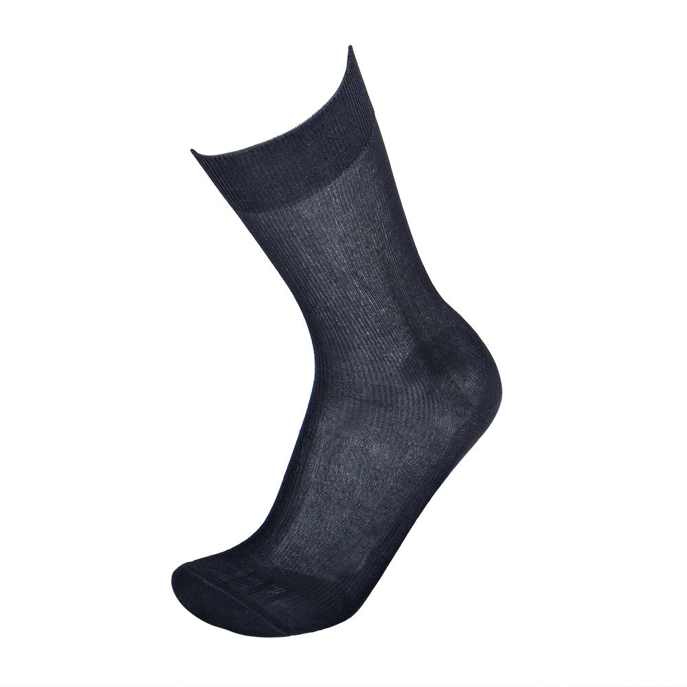 4440 CALCETÍN 1x1 HILO DE ESCOCIA 096-Gris Oscuro