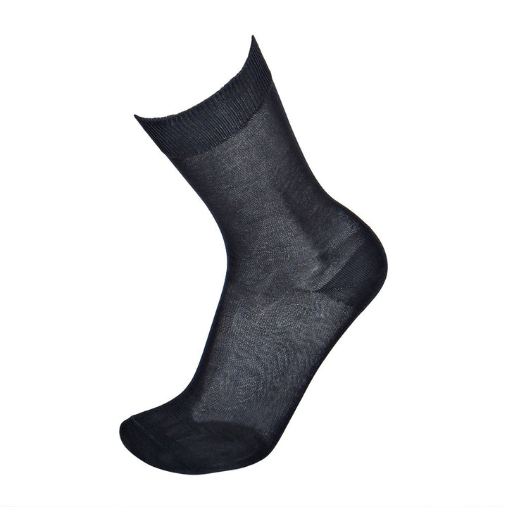 4444 CALCETÍN SUAVE HILO DE ESCOCIA 096-Gris Oscuro