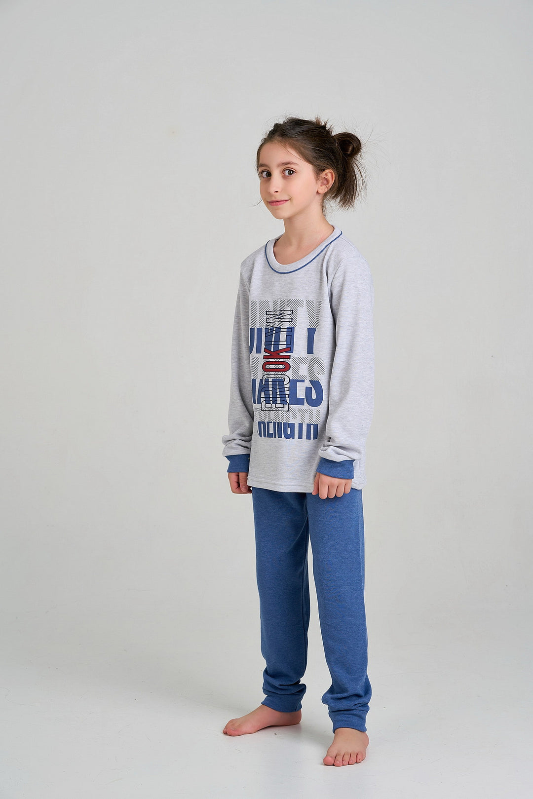 PIJAMA AFELPADO NIÑO BROOKLYN Azul